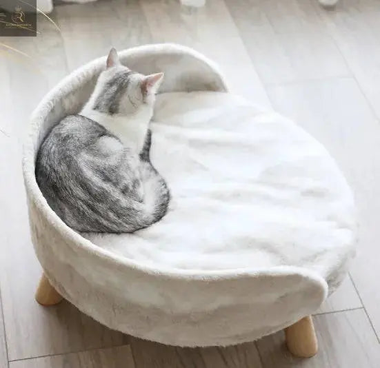 Pet Nest Teddy Puppy Dog Bed Kitten High Sofa Nest - RAGIMA Emporium