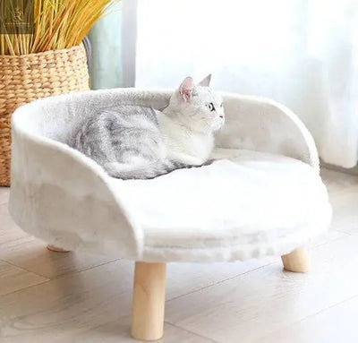 Pet Nest Teddy Puppy Dog Bed Kitten High Sofa Nest - RAGIMA Emporium