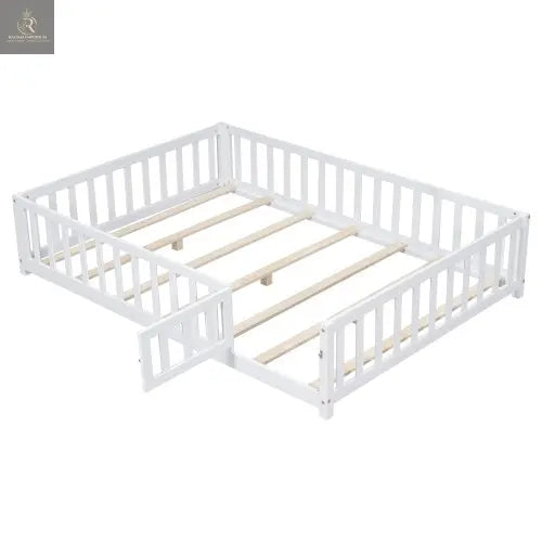 Platform Bed With Fence And Door - RAGIMA Emporium