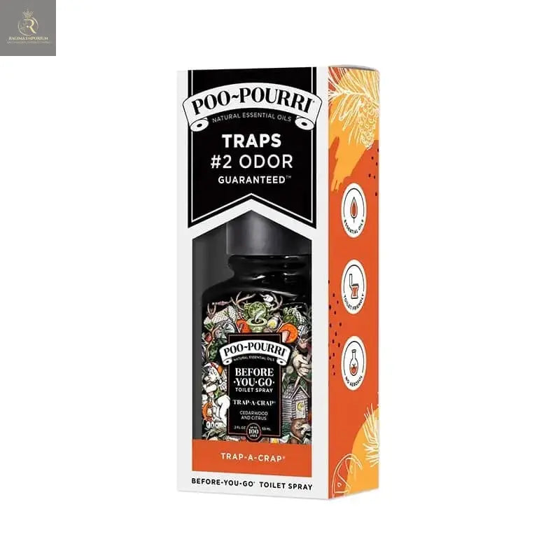 PooPourri Trap-A-Crap 2oz boxed  Cedarwood + Citrus - RAGIMA Emporium