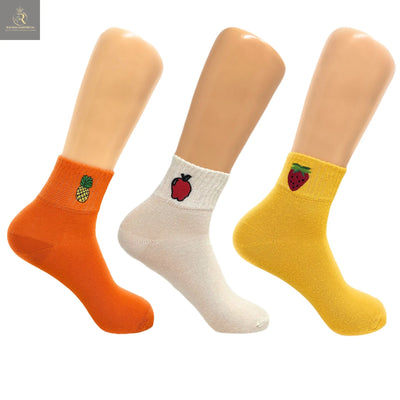 Premium Cotton Ankle Socks for Women Breathable Casual Socks 3 Pairs - RAGIMA Emporium