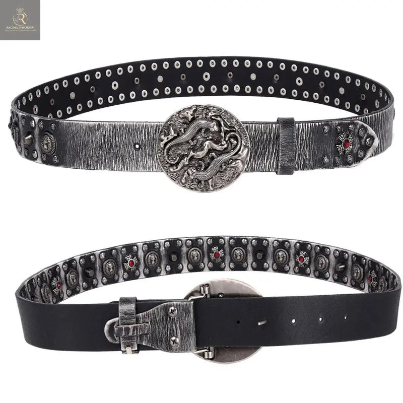 Punk Rivet Man Belt Show Trim Lady - RAGIMA Emporium