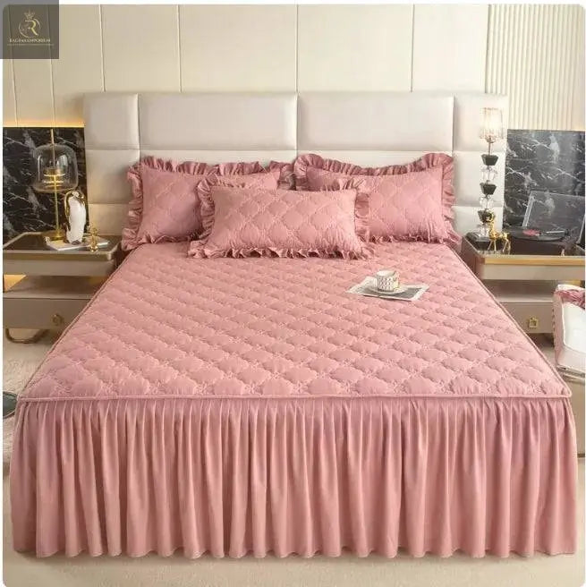 Quilted Bed Skirt - RAGIMA Emporium