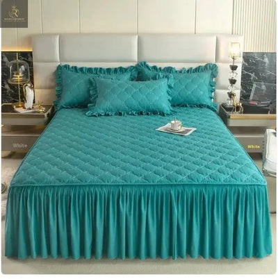 Quilted Bed Skirt - RAGIMA Emporium