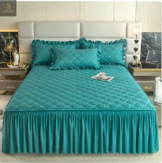 Quilted Bed Skirt - RAGIMA Emporium