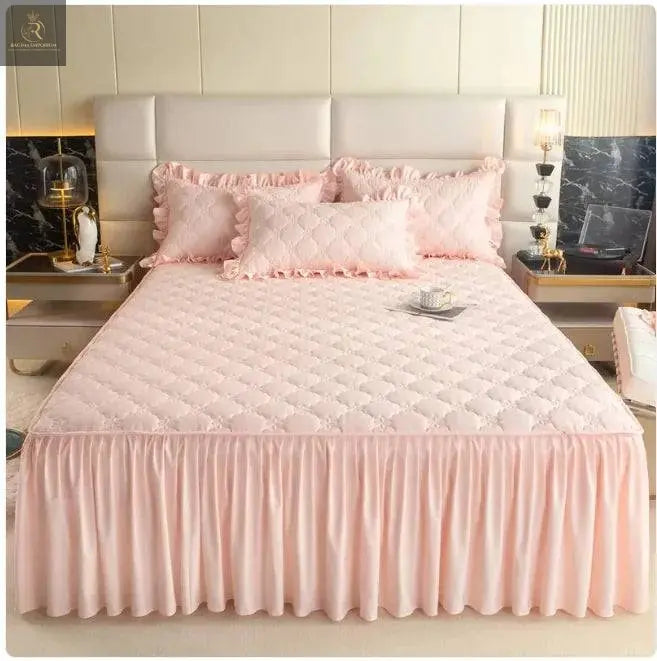 Quilted Bed Skirt - RAGIMA Emporium