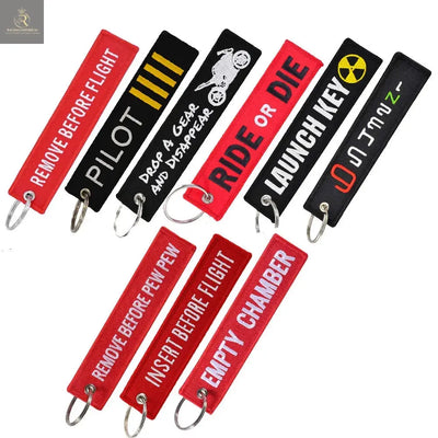 REMOVE BEFORE FLIGHT Keychain Pilot Key Chain for Motorcycles and Cars - RAGIMA Emporium