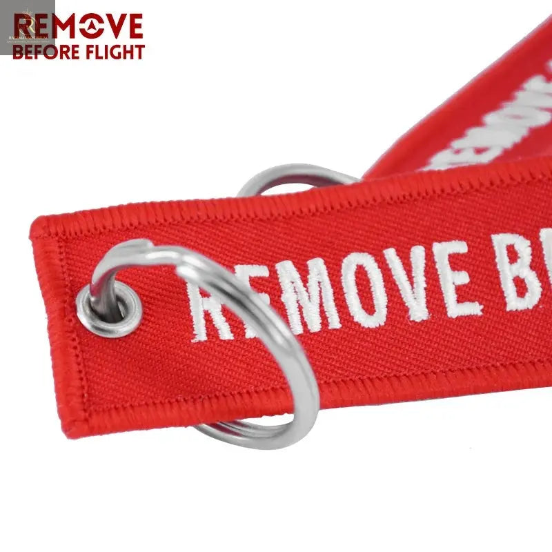 REMOVE BEFORE FLIGHT Keychain Pilot Key Chain for Motorcycles and Cars - RAGIMA Emporium