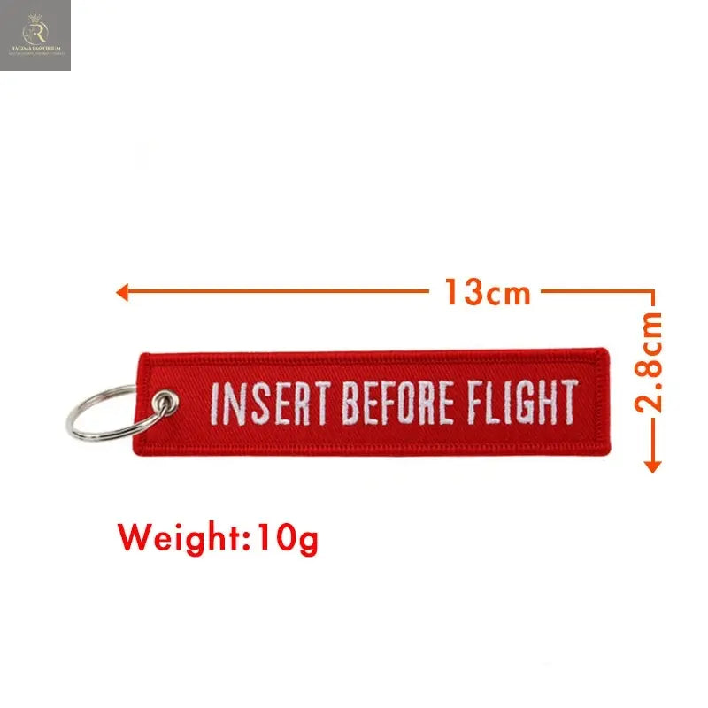 REMOVE BEFORE FLIGHT Keychain Pilot Key Chain for Motorcycles and Cars - RAGIMA Emporium