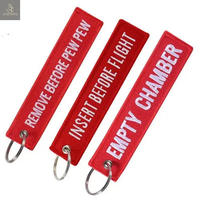 REMOVE BEFORE FLIGHT Keychain Pilot Key Chain for Motorcycles and Cars - RAGIMA Emporium