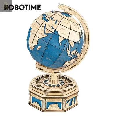 Robotime Globe Earth 567pcs 3D Wooden Puzzle Games Ocean Map Ball Assemble Model Toys Xms Gift for Children Boys Dropshipping - RAGIMA Emporium