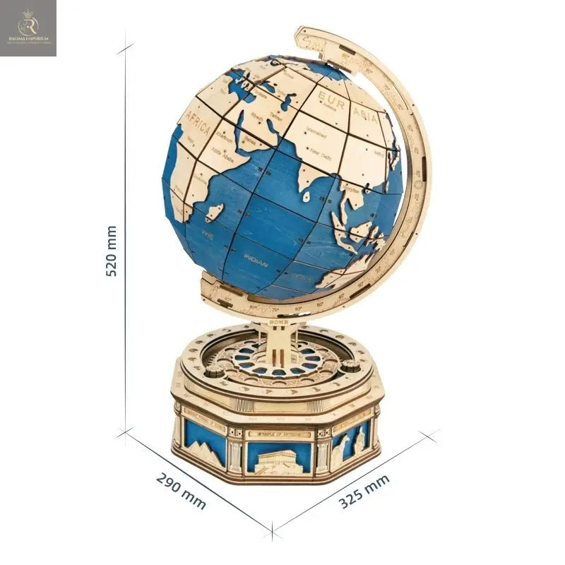 Robotime Globe Earth 567pcs 3D Wooden Puzzle Games Ocean Map Ball Assemble Model Toys Xms Gift for Children Boys Dropshipping - RAGIMA Emporium