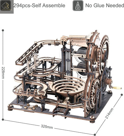 Robotime ROKR Marble Night City 3D Wooden Puzzle Games Assembly Waterwheel Model Toys For Children Kids Birthday Gift - RAGIMA Emporium