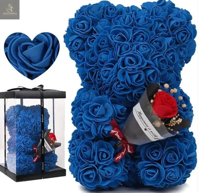 Rose Bear Preserved Fresh Flower Birthday Gift - RAGIMA Emporium