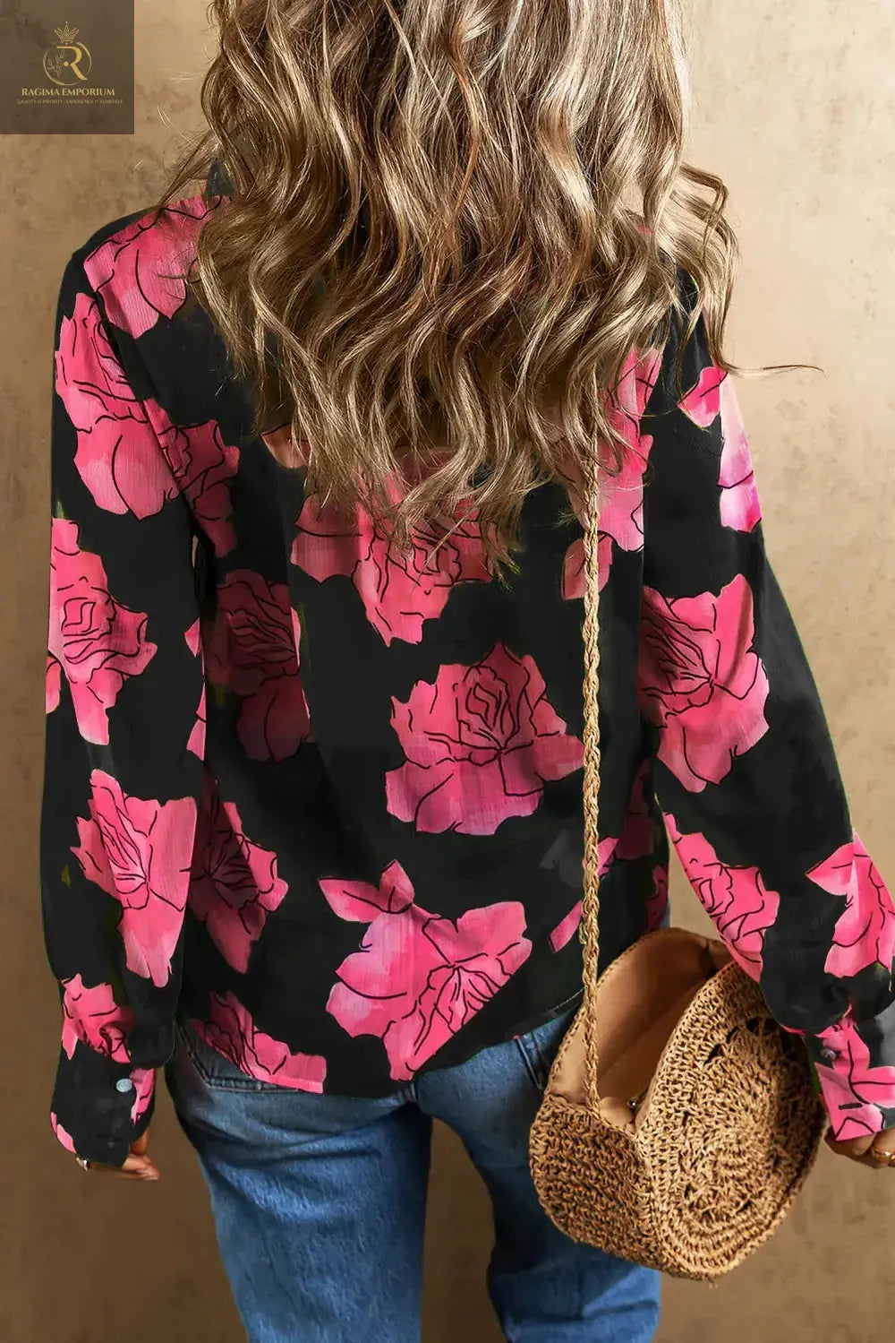 Rosy Long Sleeve Shirt- - RAGIMA Emporium