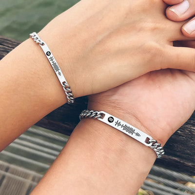 Stainless Steel Couple Cuban Bracelet - RAGIMA Emporium