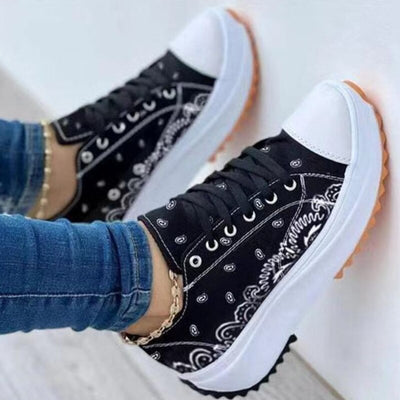 2022 Pattern Canvas Women Sneakers Casual Sport Shoes - RAGIMA Emporium