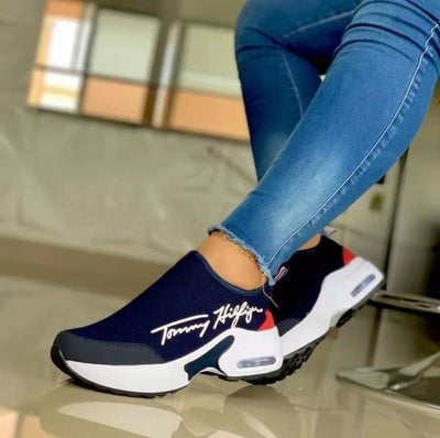 Casual Breathable Wedges Ladies Walking Sneakers Flat Women Shoes - RAGIMA Emporium