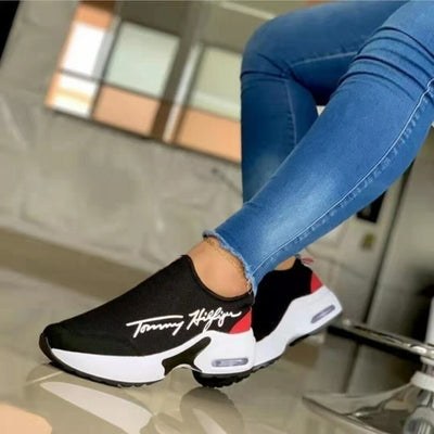 Casual Breathable Wedges Ladies Walking Sneakers Flat Women Shoes - RAGIMA Emporium