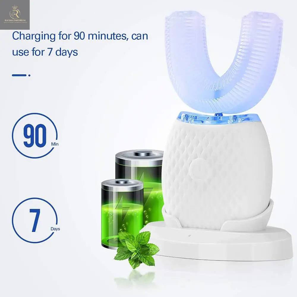 Silicone Electric Toothbrush 360° for Aldult Smart Automatic Whitening - RAGIMA Emporium