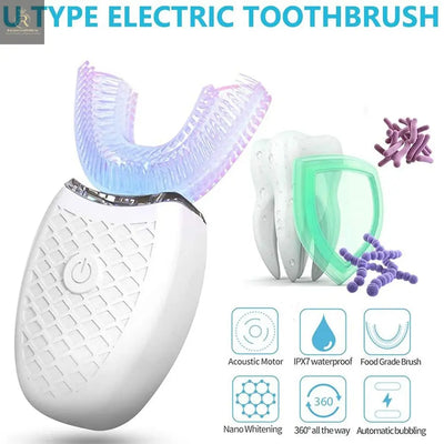 Silicone Electric Toothbrush 360° for Aldult Smart Automatic Whitening - RAGIMA Emporium