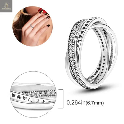 Silver Plated Women Luxury Stackable Ring Real Infinite Flower Daisy Fine Jewelry Rings For Engagement Weddling Party RAGIMA Emporium