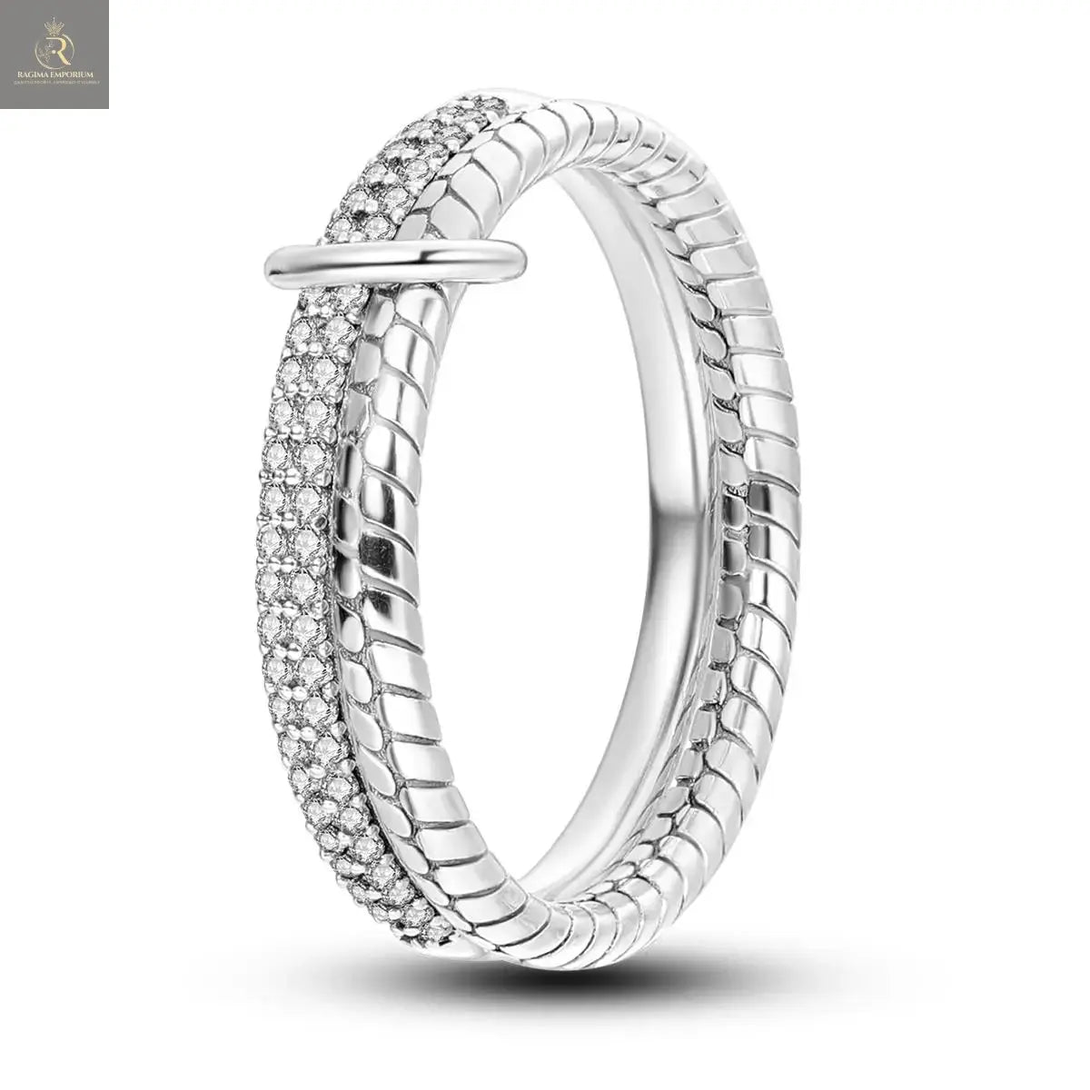 Silver Plated Women Luxury Stackable Ring Real Infinite Flower Daisy Fine Jewelry Rings For Engagement Weddling Party RAGIMA Emporium