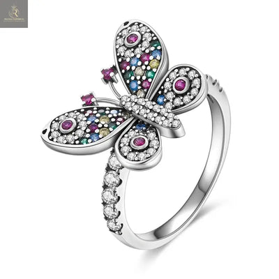 Silver Plated Women Luxury Stackable Ring Real Infinite Flower Daisy Fine Jewelry Rings For Engagement Weddling Party RAGIMA Emporium