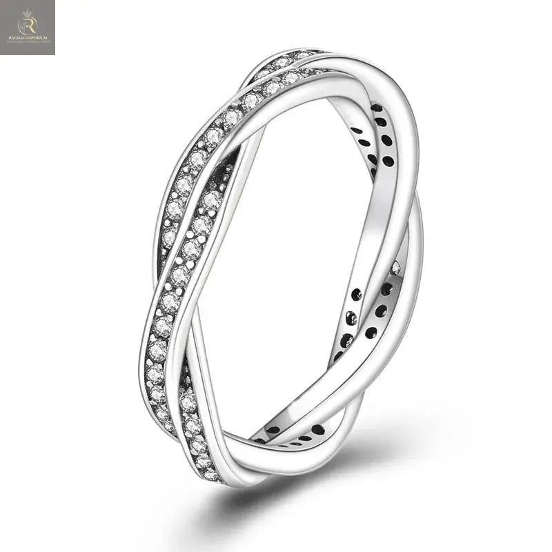 Silver Plated Women Luxury Stackable Ring Real Infinite Flower Daisy Fine Jewelry Rings For Engagement Weddling Party RAGIMA Emporium