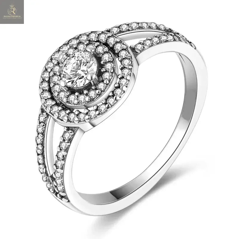 Silver Plated Women Luxury Stackable Ring Real Infinite Flower Daisy Fine Jewelry Rings For Engagement Weddling Party RAGIMA Emporium