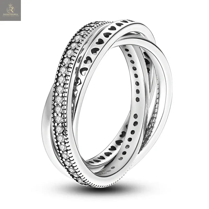 Silver Plated Women Luxury Stackable Ring Real Infinite Flower Daisy Fine Jewelry Rings For Engagement Weddling Party RAGIMA Emporium