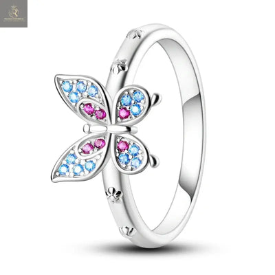 Silver Plated Women Luxury Stackable Ring Real Infinite Flower Daisy Fine Jewelry Rings For Engagement Weddling Party RAGIMA Emporium