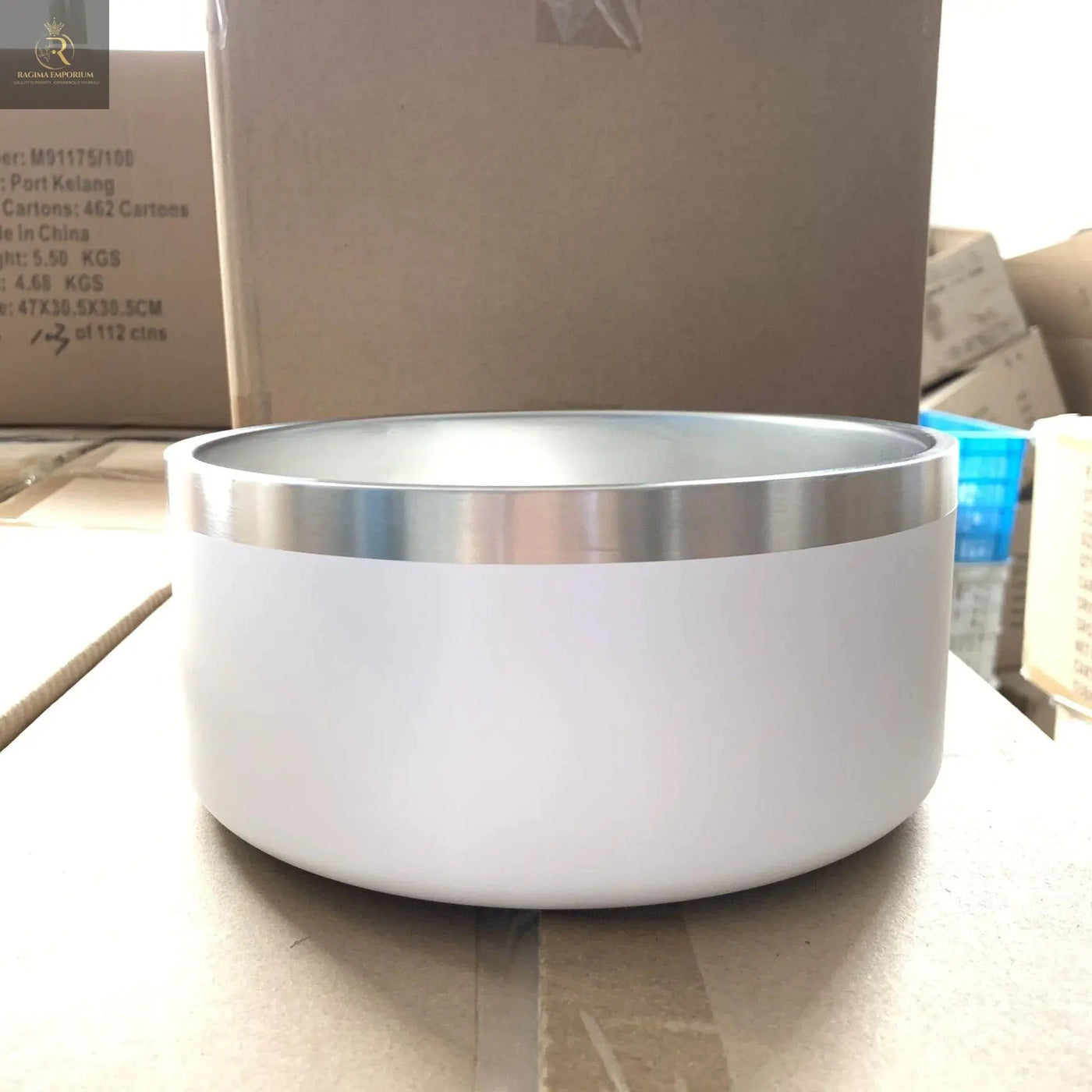 Stainless Steel Dog Bowl Upright Dog Bowl - RAGIMA Emporium