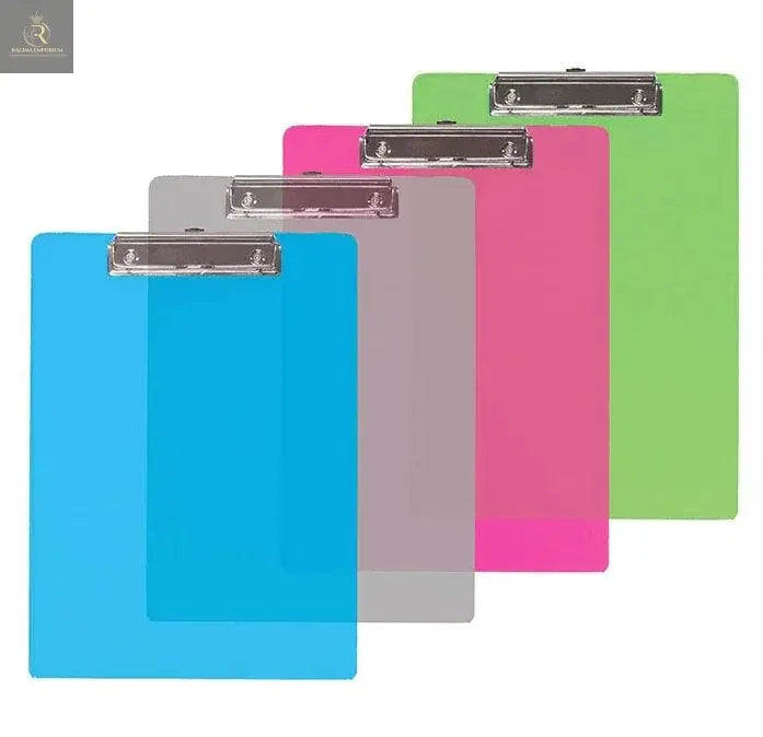 Standard Size Plastic Clipboard w/ Low Profile Clip - RAGIMA Emporium