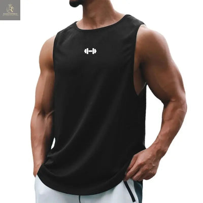 Summer Men's Gym Tank Top Fitness Training Clothing Quick-drying Loose Bodybuilding Sleeveless Shirt Men Fashion Basketball Vest - RAGIMA Emporium