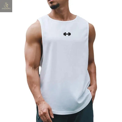 Summer Men's Gym Tank Top Fitness Training Clothing Quick-drying Loose Bodybuilding Sleeveless Shirt Men Fashion Basketball Vest - RAGIMA Emporium