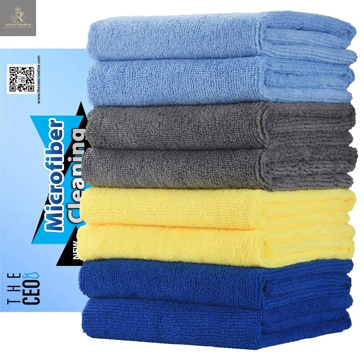 THE CEO Multipurpose Microfiber Cleaning Cloth - 8 Pack - RAGIMA Emporium