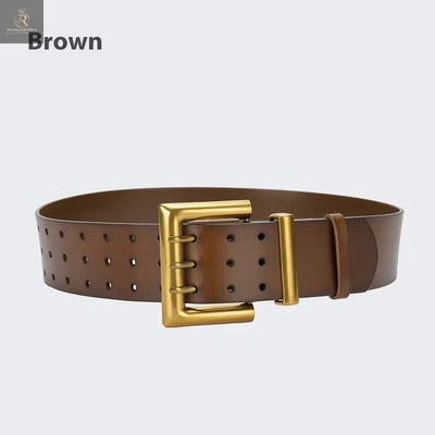 Three Button Waist Belt With Personalized Decorative Needle Buckle - RAGIMA Emporium