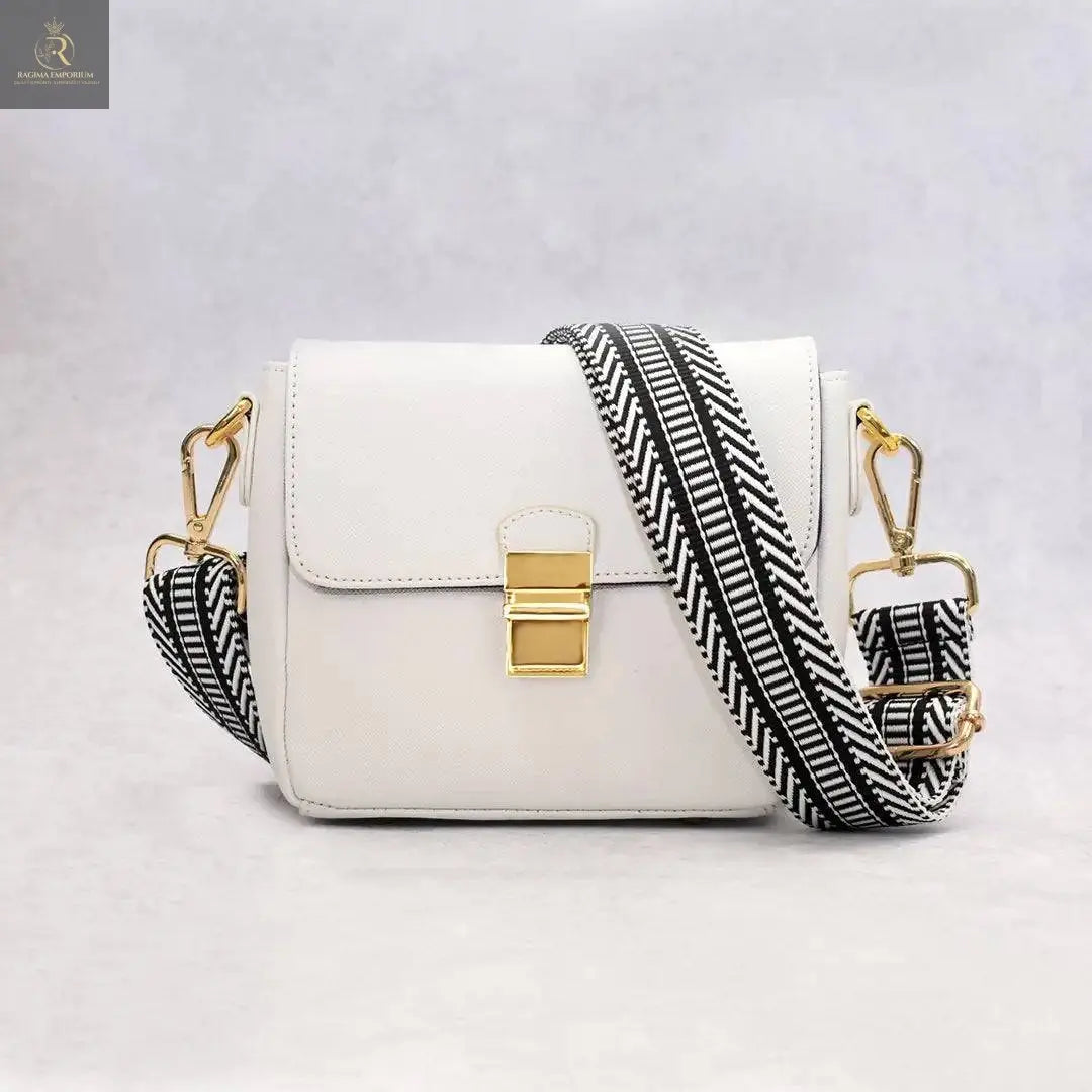 Tiny Leather Handbag -White (Option 2) - RAGIMA Emporium