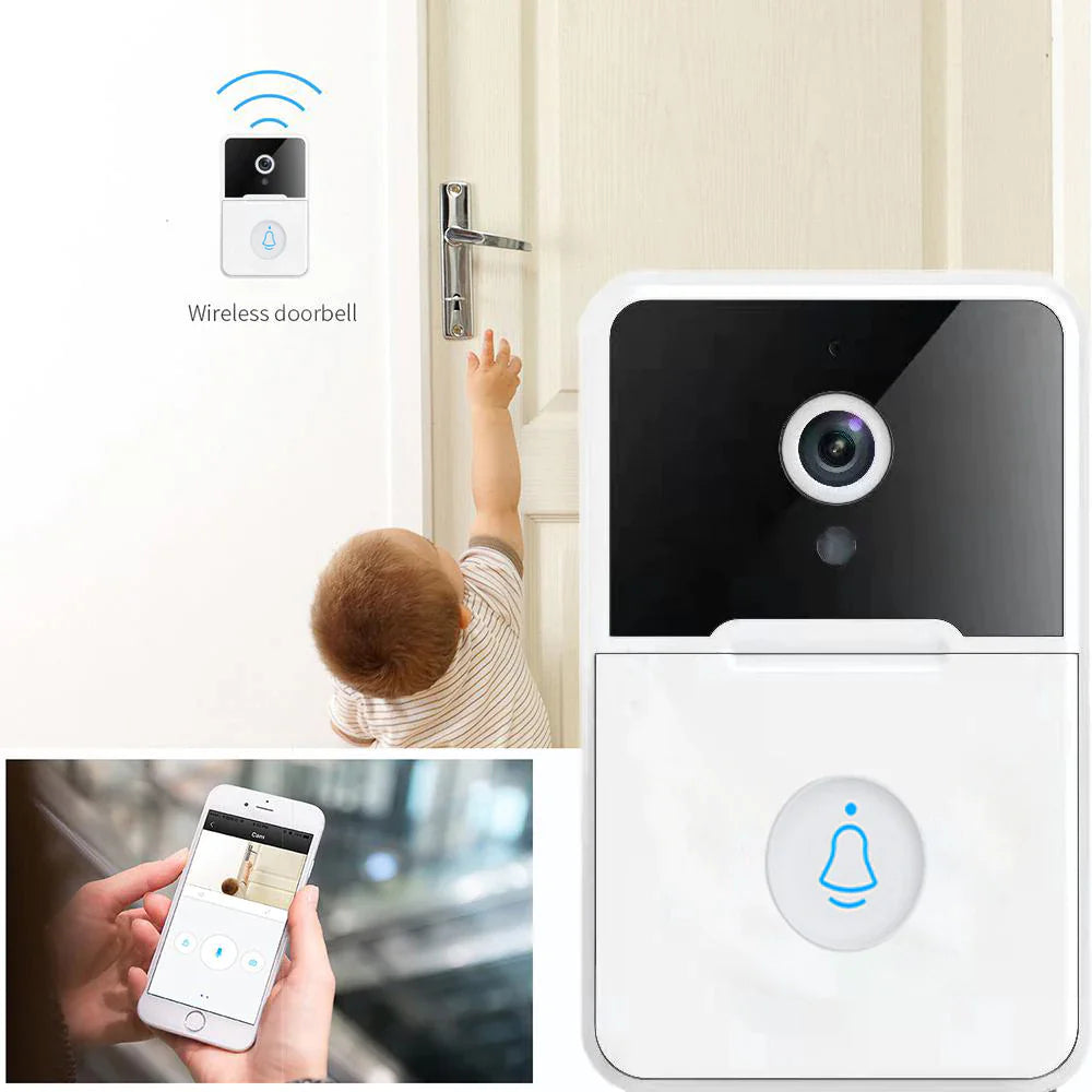 Wireless Security Smart WiFi Doorbell Intercom Video Camera Door Ring Bell Chime - RAGIMA Emporium