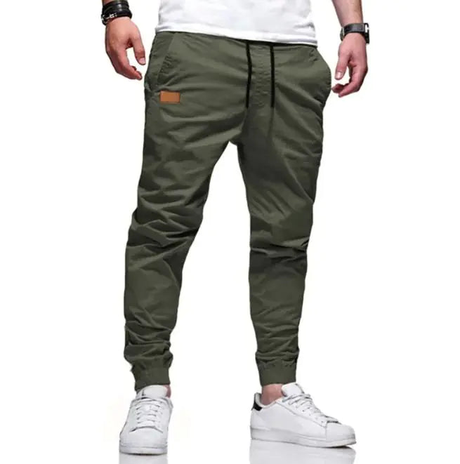 Youth Fashion Casual Tether Loose Cargo Ankle Banded Pants - RAGIMA Emporium