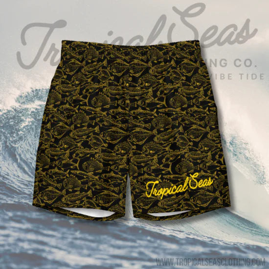 Men's Eco Sea of Gold Riches Swim Trunks - RAGIMA Emporium