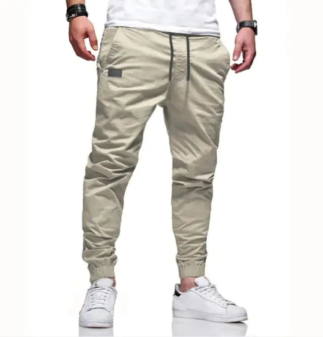 Youth Fashion Casual Tether Loose Cargo Ankle Banded Pants - RAGIMA Emporium