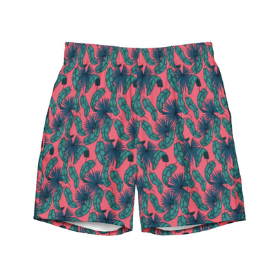 Men's Tropical Flamingo Palms Board Shorts - RAGIMA Emporium