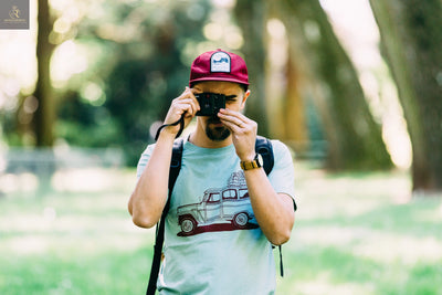 Willy Wagon Tee-Dusty Blue - RAGIMA Emporium