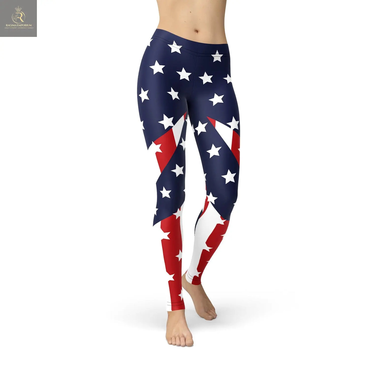 Womens American Flag Leggings - RAGIMA Emporium