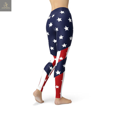 Womens American Flag Leggings - RAGIMA Emporium