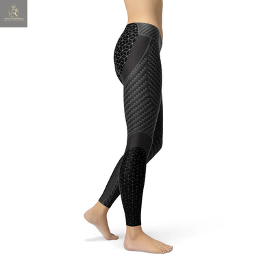 Womens Carbon Fiber Sports Leggings - RAGIMA Emporium