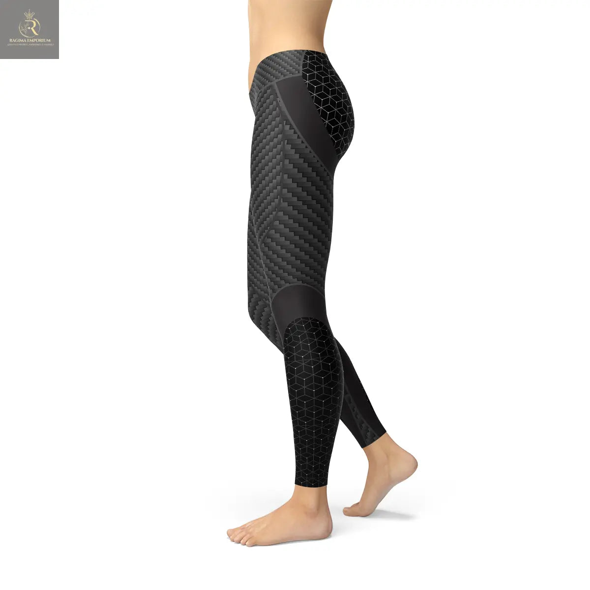 Womens Carbon Fiber Sports Leggings - RAGIMA Emporium