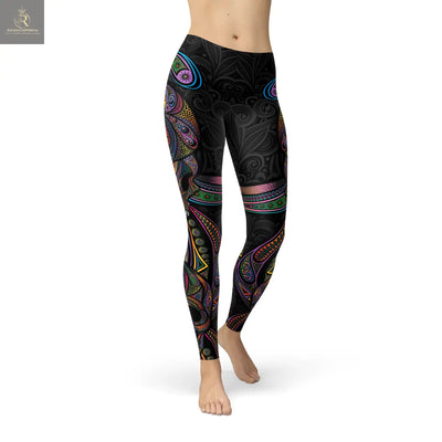 Womens Sugar Skull Leggings - RAGIMA Emporium